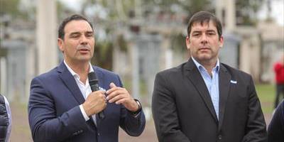 Sauce: Valdés encabezó la puesta en servicio de la Estación Transformadora de 33/13,2 kv, "única en el país" por la tecnología aplicada 