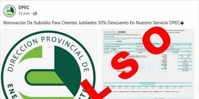 DPEC reitera alerta sobre estafas: cuentas falsas ofrecen descuentos