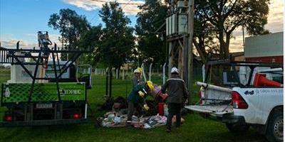 DPEC ejecuta obras de infraestructura eléctrica y refuerza el servicio en la localidad de Curuzú Cuatiá